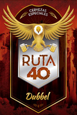 Cerveza Ruta 40 Dubbel label
